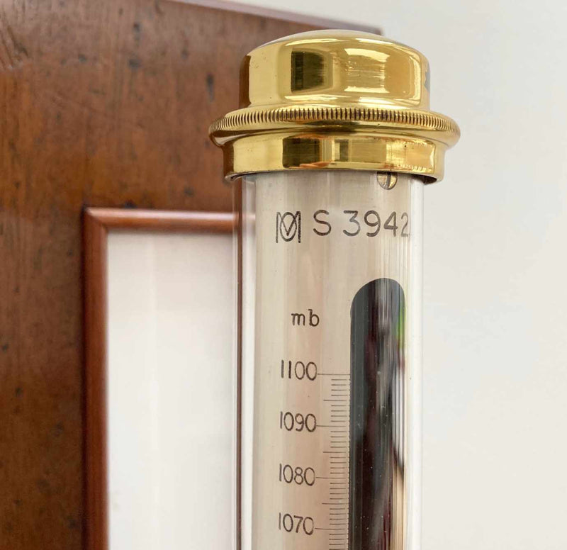 Mid Twentieth Century Met Office Kew Pattern Marine Barometer by Heath Hicks & Perken