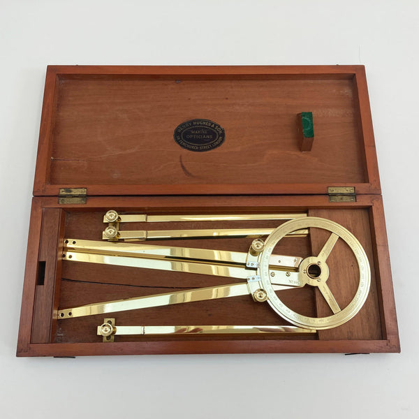 Cased Victorian Naval Station Pointer by Henry Hughes & Son London