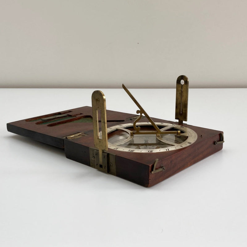Georgian Surveying Compass & Sundial by William Harris & Co London