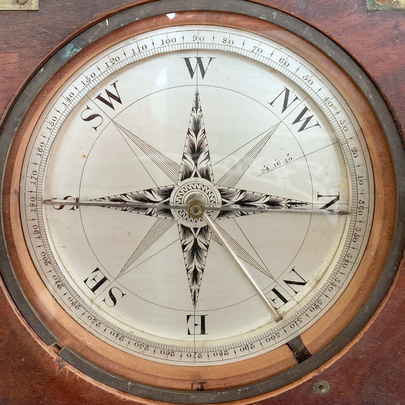 Georgian Surveying Compass & Sundial by William Harris & Co London