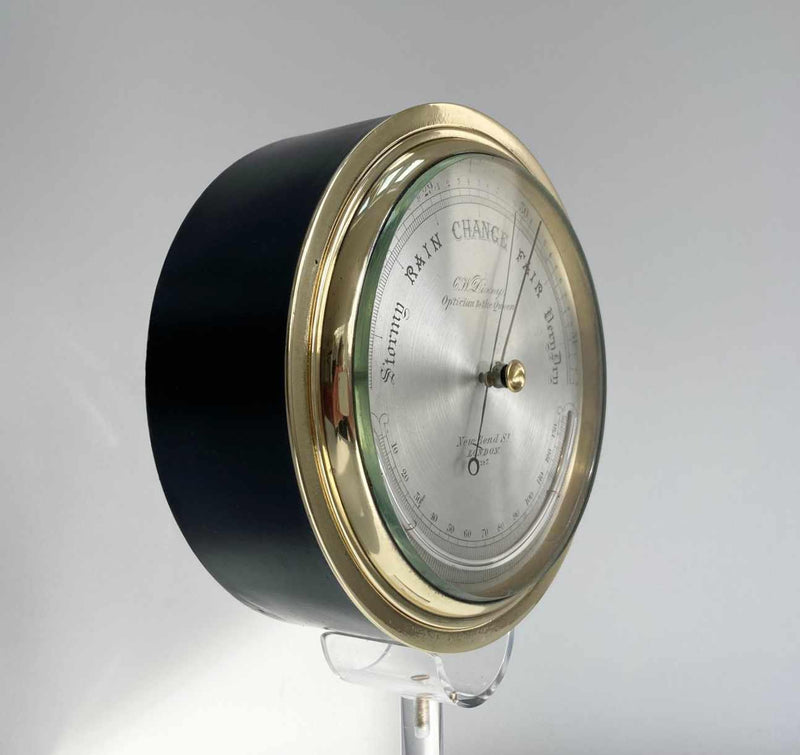 Victorian Aneroid Barometer by CW Dixey of Bond Street London - Jason Clarke Antiques