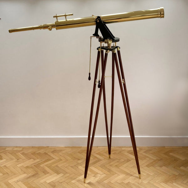 Mid Victorian Astronomical Telescope on Stand by John Browning 63 The Strand London