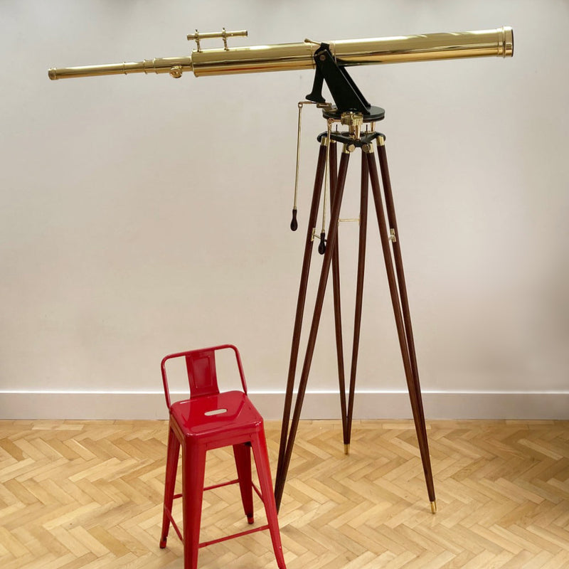 Mid Victorian Astronomical Telescope on Stand by John Browning 63 The Strand London