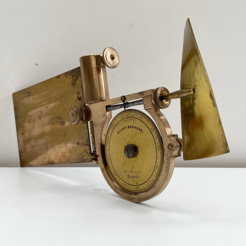 Victorian Cased Saxton Water Current Meter by Elliott Brothers of 56 Strand London