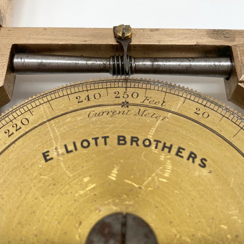 Victorian Cased Saxton Water Current Meter by Elliott Brothers of 56 Strand London