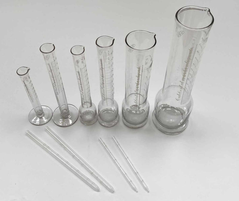 Victorian Set of London County Glass Measures by The York Glass Co Ltd