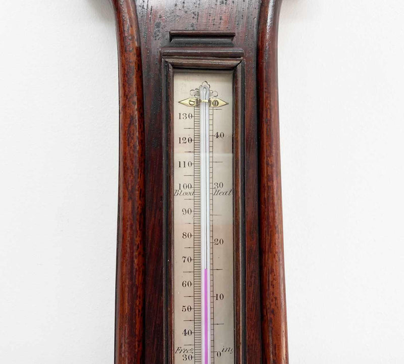 Victorian Rosewood Wheel Barometer by Newton & Co of Fleet Street London - Jason Clarke Antiques