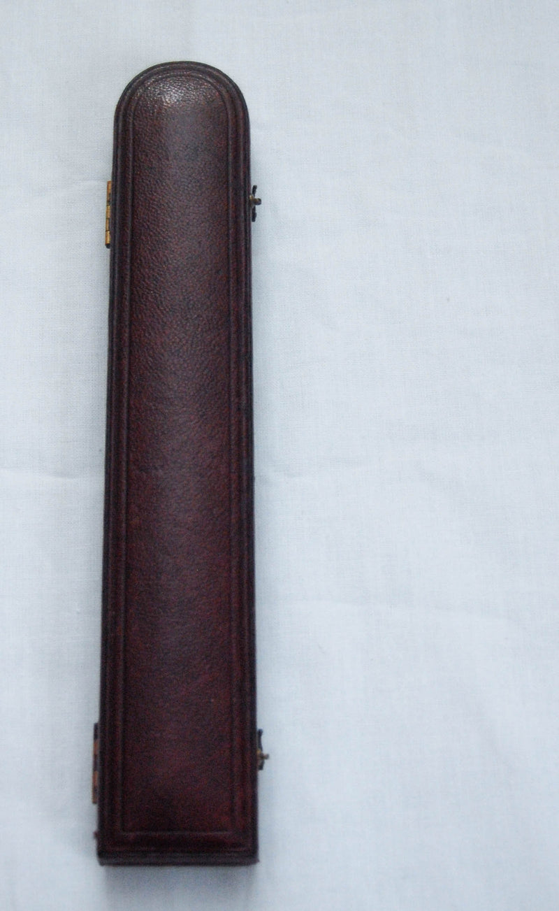 Nineteenth Century Leather Cased Travelling Thermometer by Dollond of London