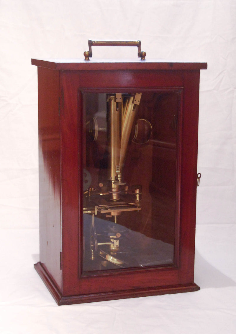 Victorian Cased "Large & Best" Achromatic Binocular Microscope by R&J Beck London