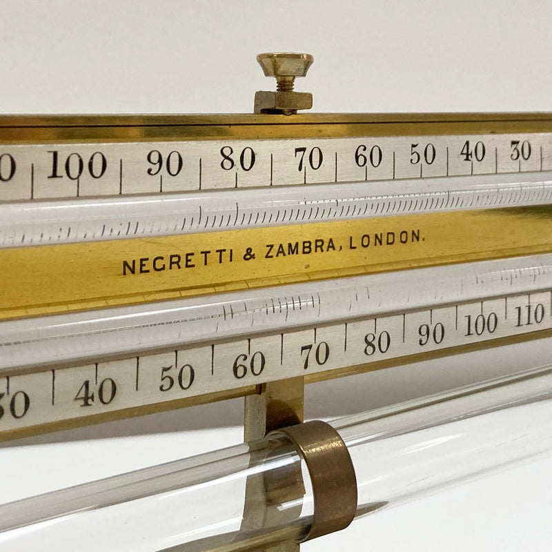 Victorian Mason's Hygrometer on Stand by Negretti & Zambra of London