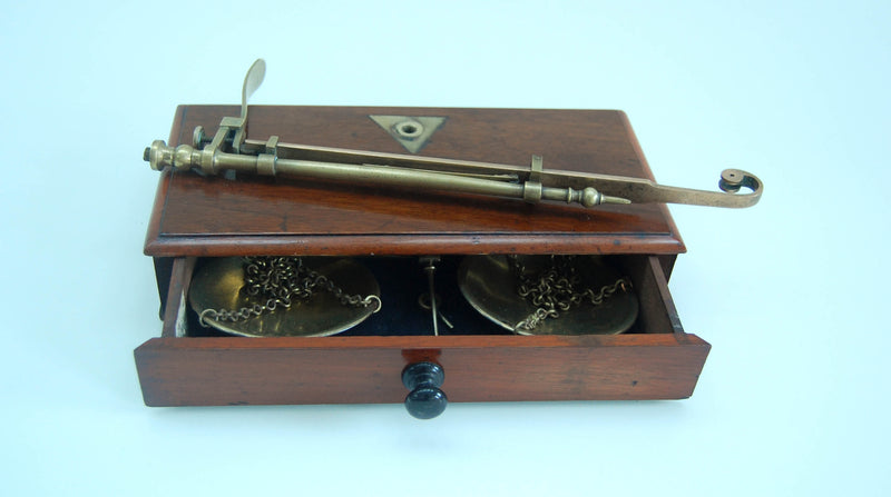 Early Victorian Set of Apothecary Scales